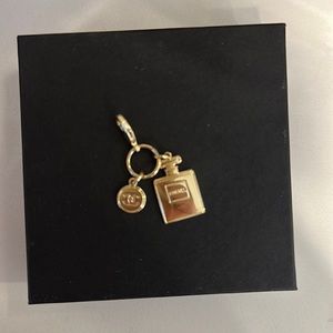 Authentic CHANEL Holiday 2022 Double charm perfume Pendant